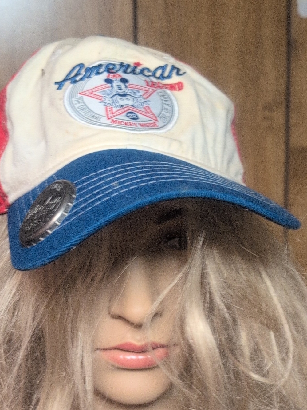 Disney Parks American Legend Mickey Mouse Hat Adjustable
